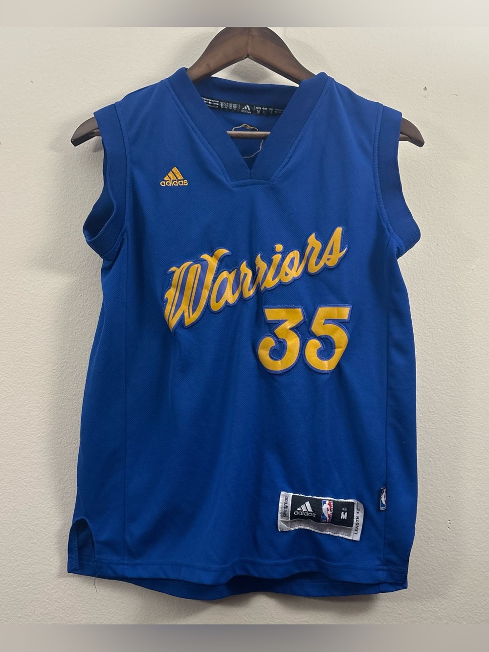 Adidas MENS Size Medium Golden State Warriors 2016 Curry Christmas Jersey GSW
